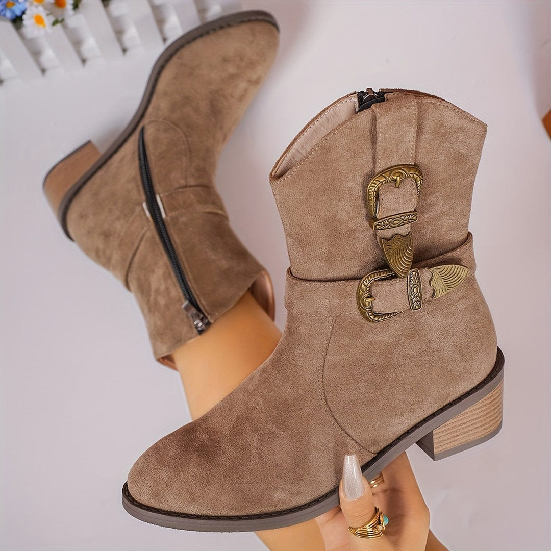 Buckle Ankle Boots