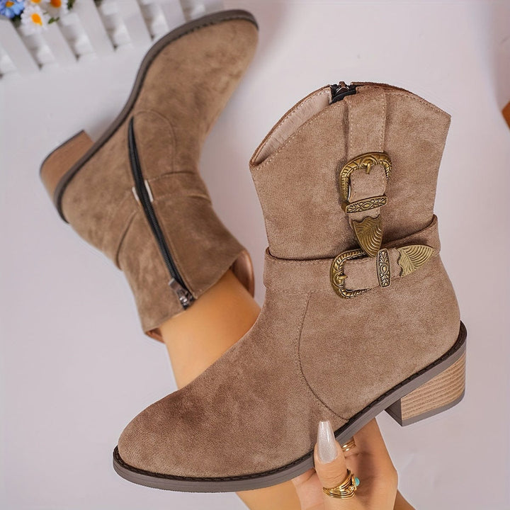 Buckle Ankle Boots