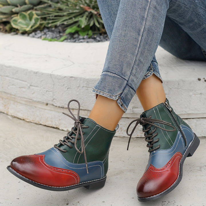 Women's Colorblock Stylish Boots
