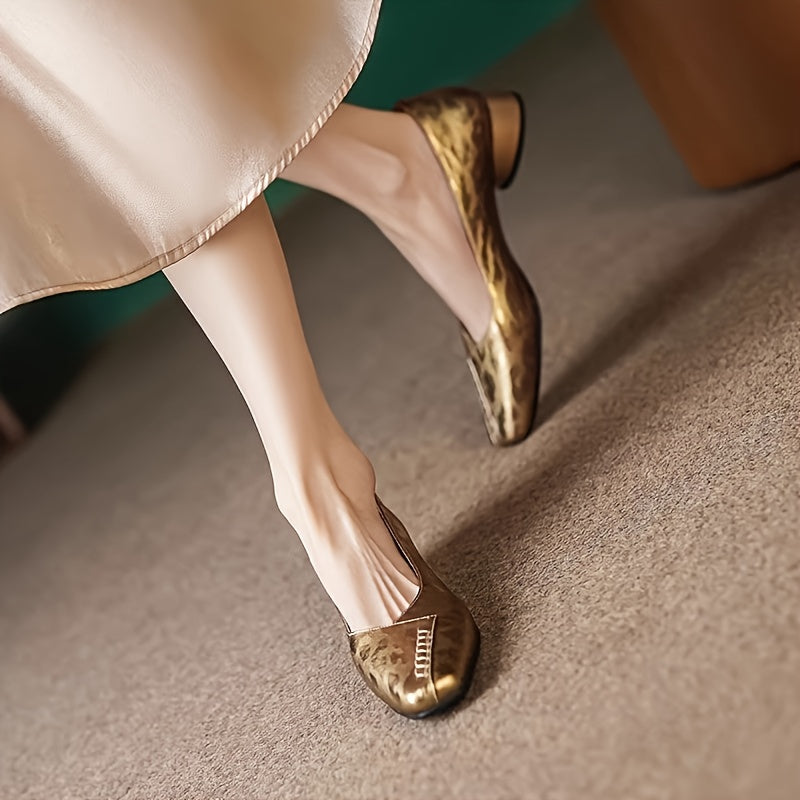 Women's Chunky Low Heels