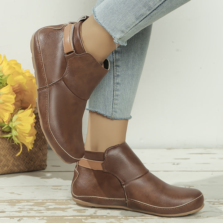Soft Sole Platform Slip on Casual Boots