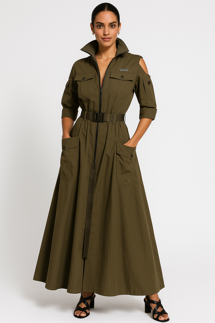 Maxi Dress with belt