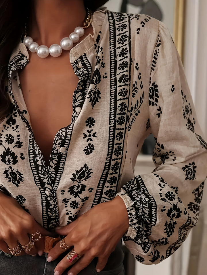 Long Sleeve Boho Top