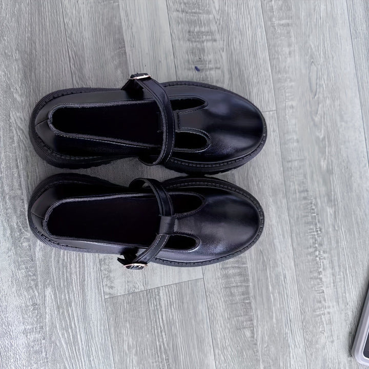 Retro Platform Loafers with Chunky Sole