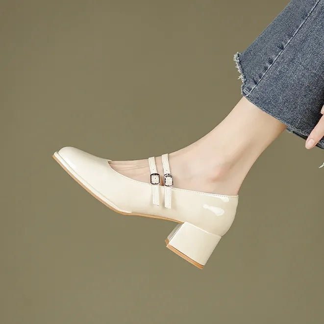Vintage Chunky Heel Shoes