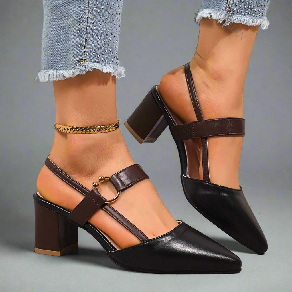 Pointed Block Heels
