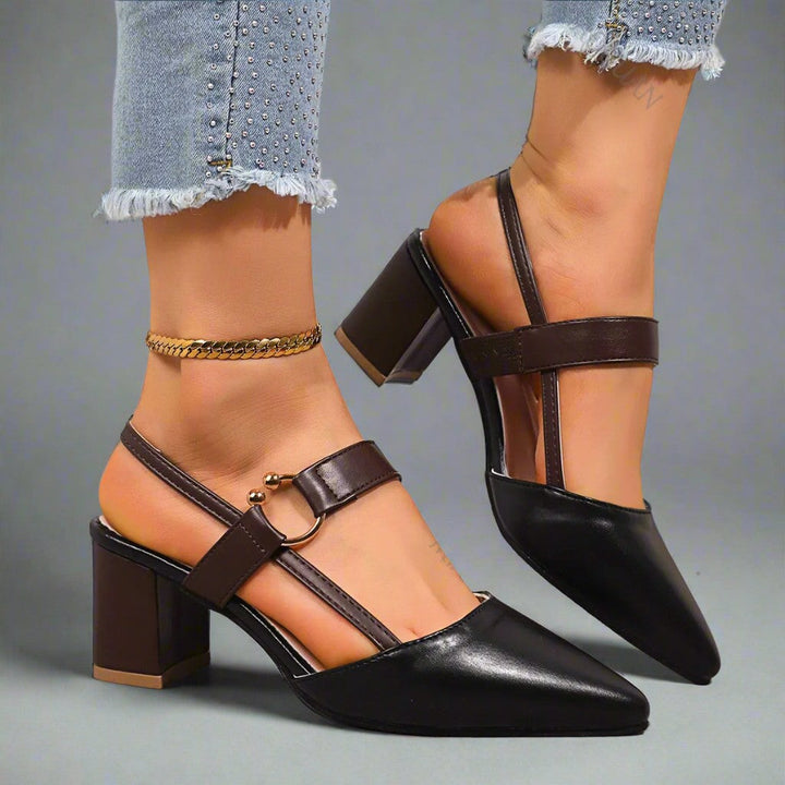 Pointed Block Heels