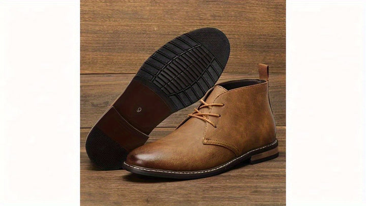 Vintage Solid Colour Ankle Boots