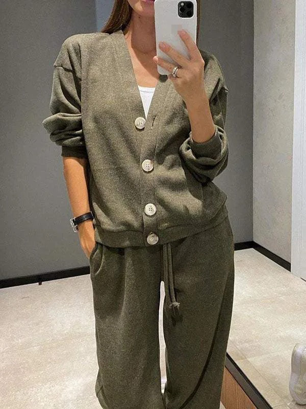 Cardigan Two-piece Set