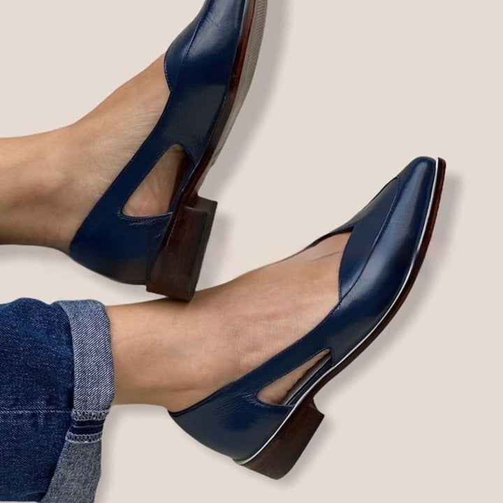 Heeled Pointed Toe Court Shoes