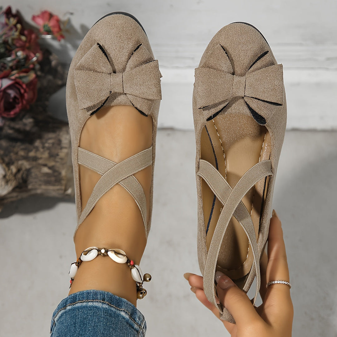 Bow Details Ballet Flats