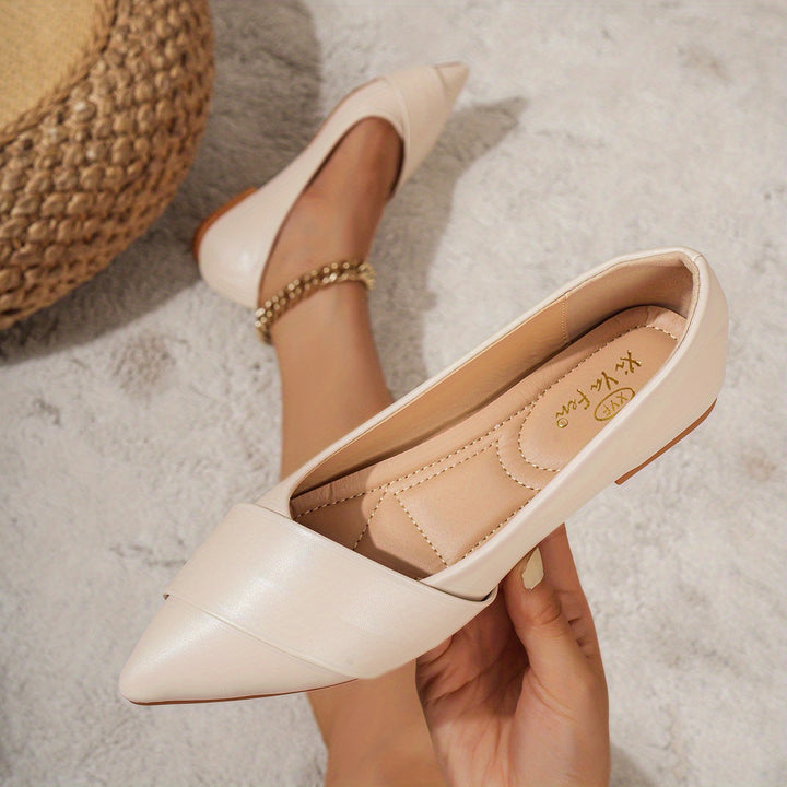 Pointed Toe Slip-On Shoes