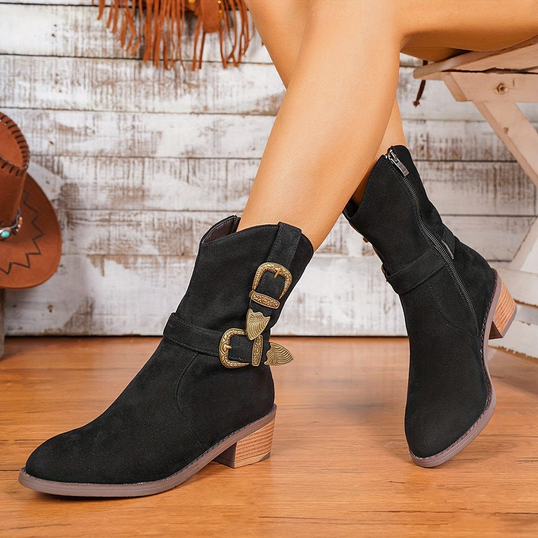 Buckle Ankle Boots
