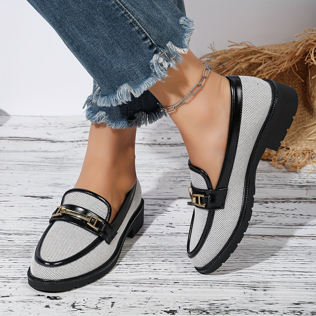 British Retro Slip-On Loafers