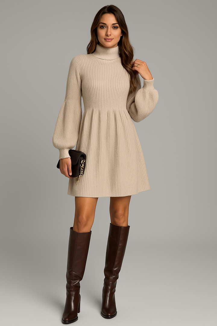 Turtleneck Dress