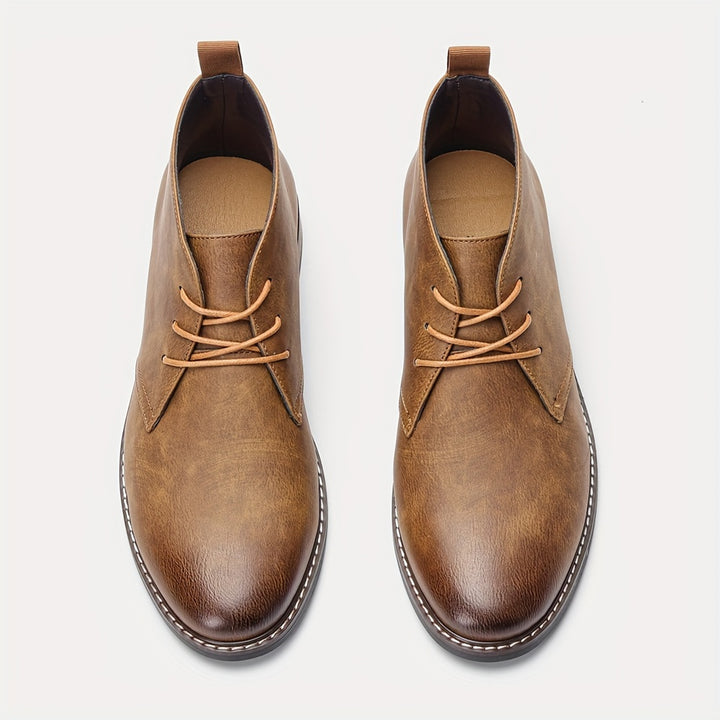 Vintage Solid Colour Ankle Boots