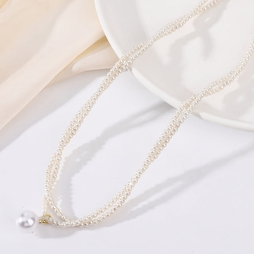 Women's Vintage Double Strand Necklace