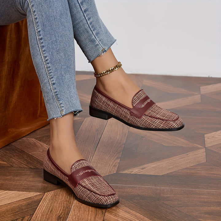 Square Toe Vintage Loafers