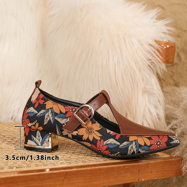 Pumps with T-Bar Buckle