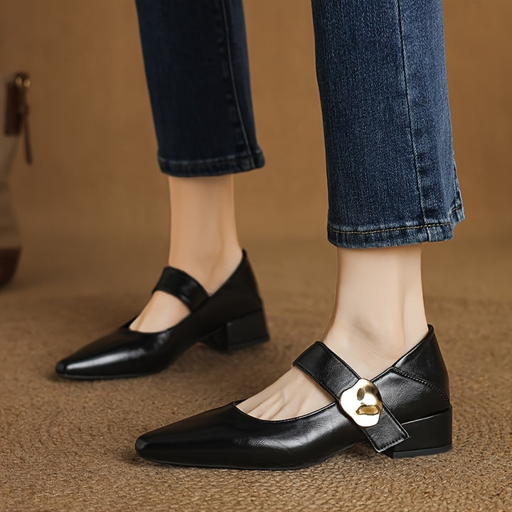 Women's Pointed Toe Retro Loafers