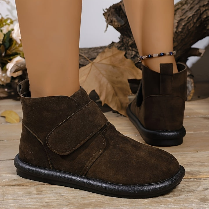 Round Toe Flat Boots