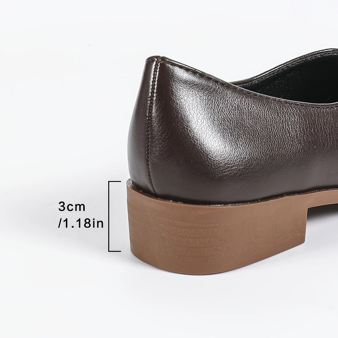 Elegant Bowknot Business Style Women's Slip-Ons