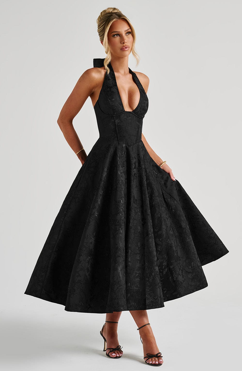 Off Shoulder Maxi Dress