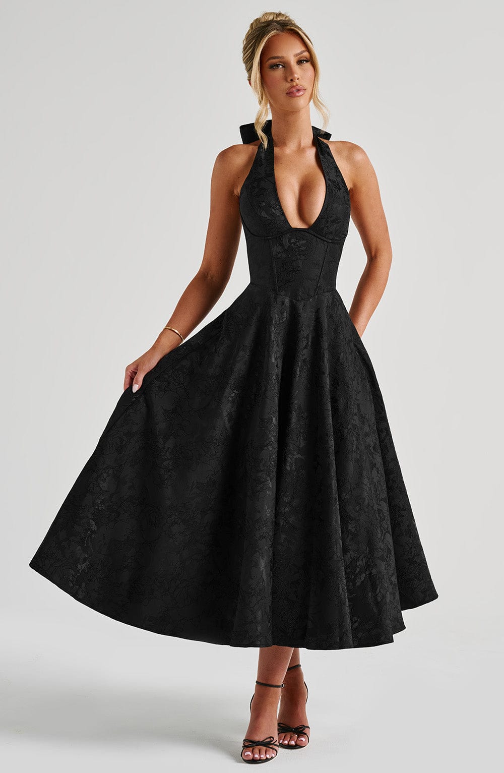 Off Shoulder Maxi Dress