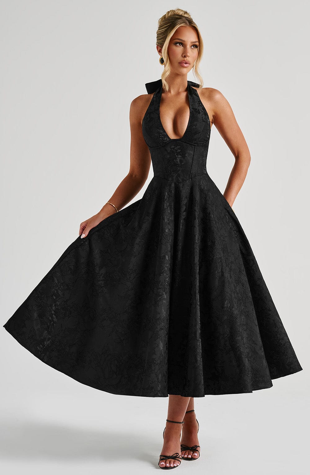 Off Shoulder Maxi Dress