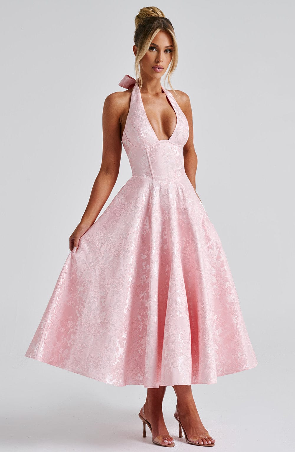 Off Shoulder Maxi Dress