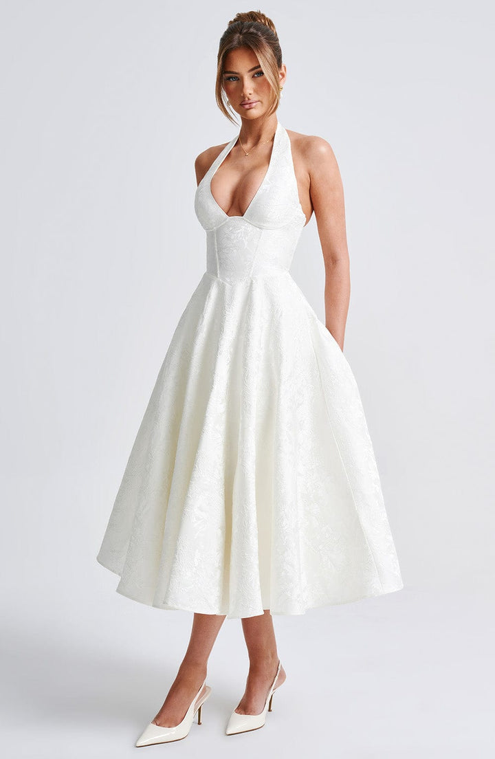 Off Shoulder Maxi Dress