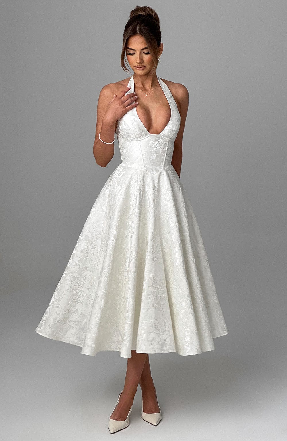 Off Shoulder Maxi Dress