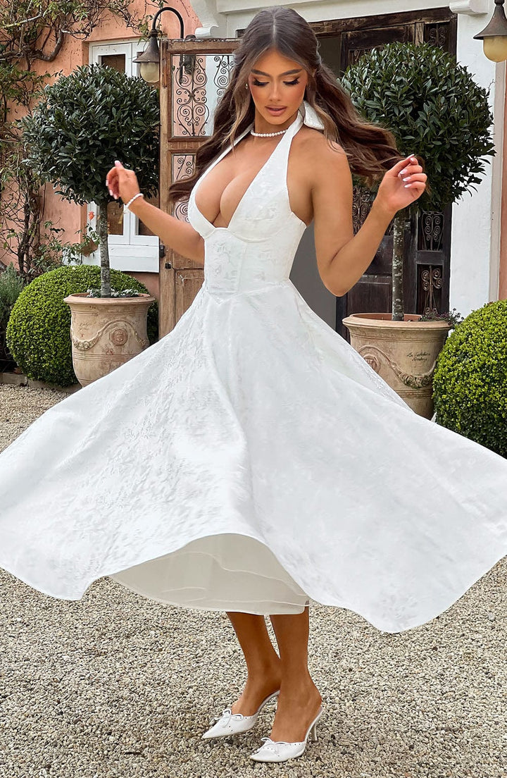 Off Shoulder Maxi Dress