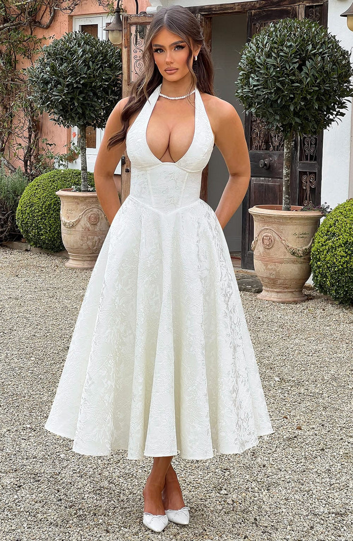 Off Shoulder Maxi Dress