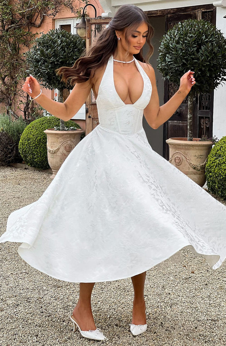 Off Shoulder Maxi Dress