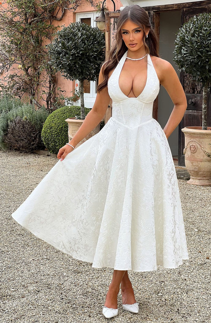 Off Shoulder Maxi Dress