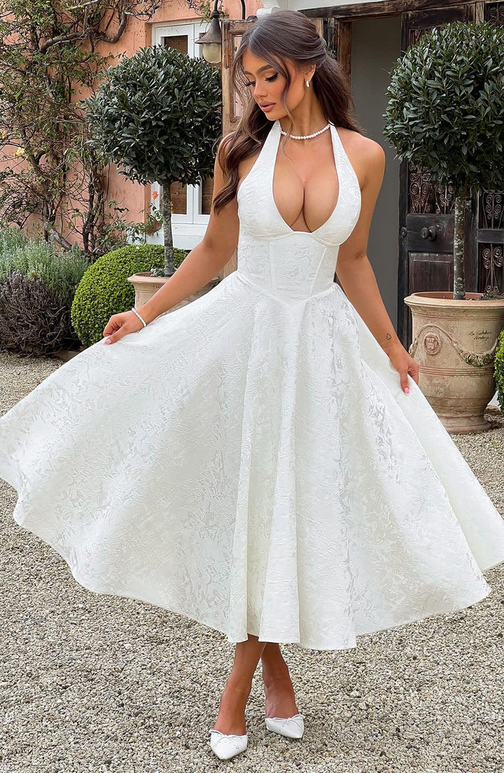 Off Shoulder Maxi Dress