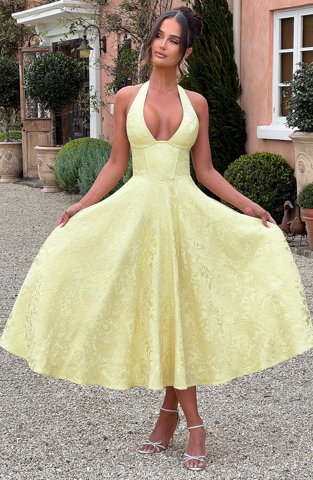 Off Shoulder Maxi Dress