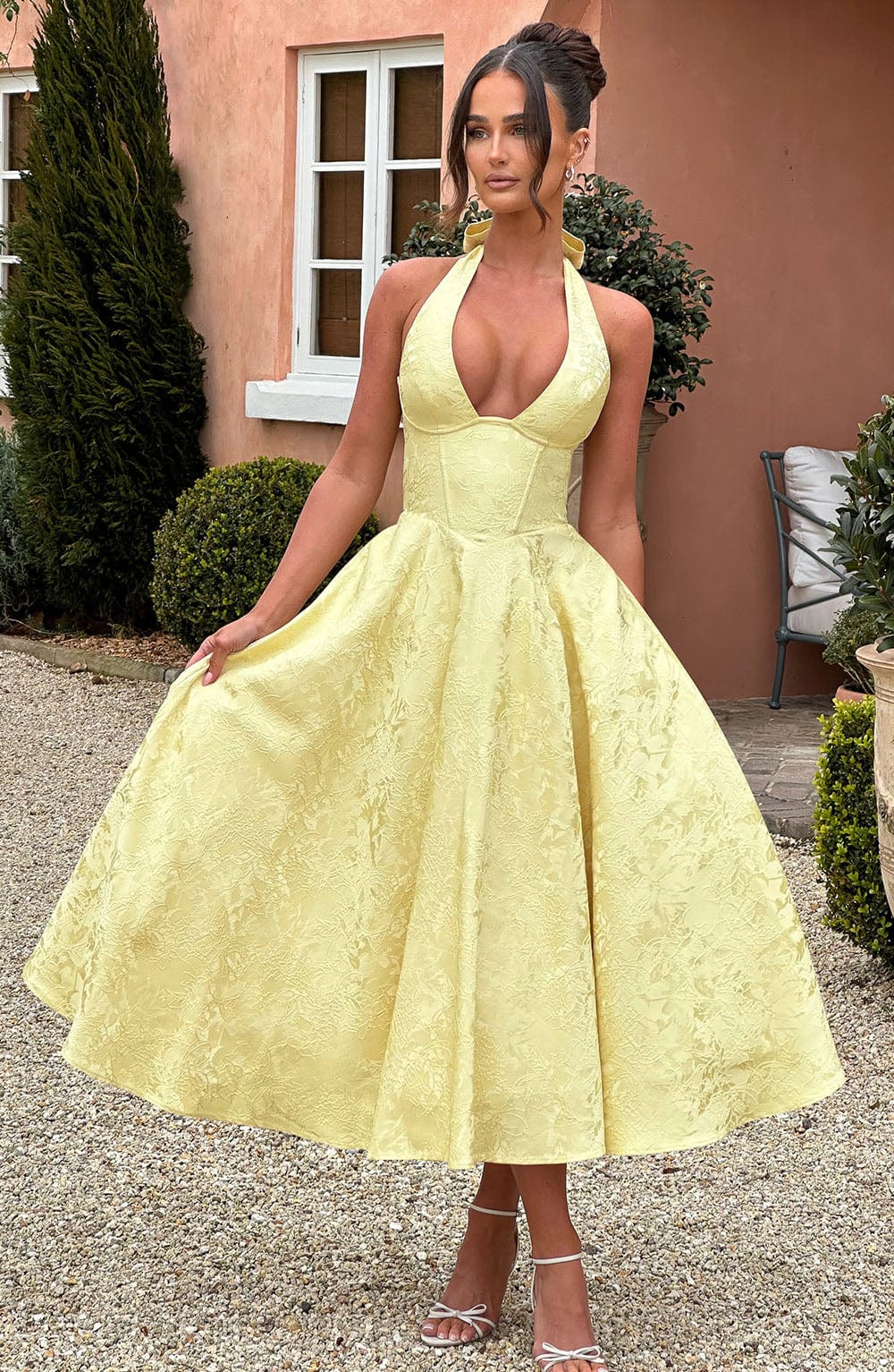 Off Shoulder Maxi Dress
