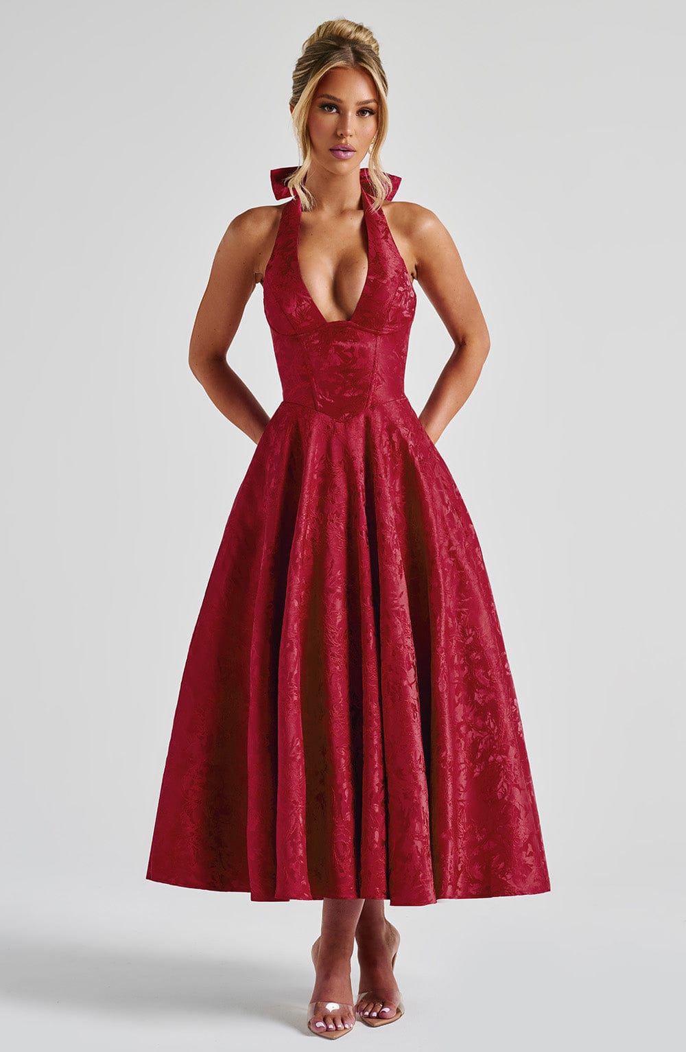Off Shoulder Maxi Dress