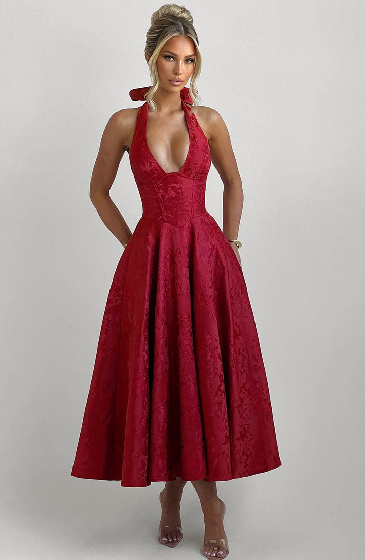 Off Shoulder Maxi Dress