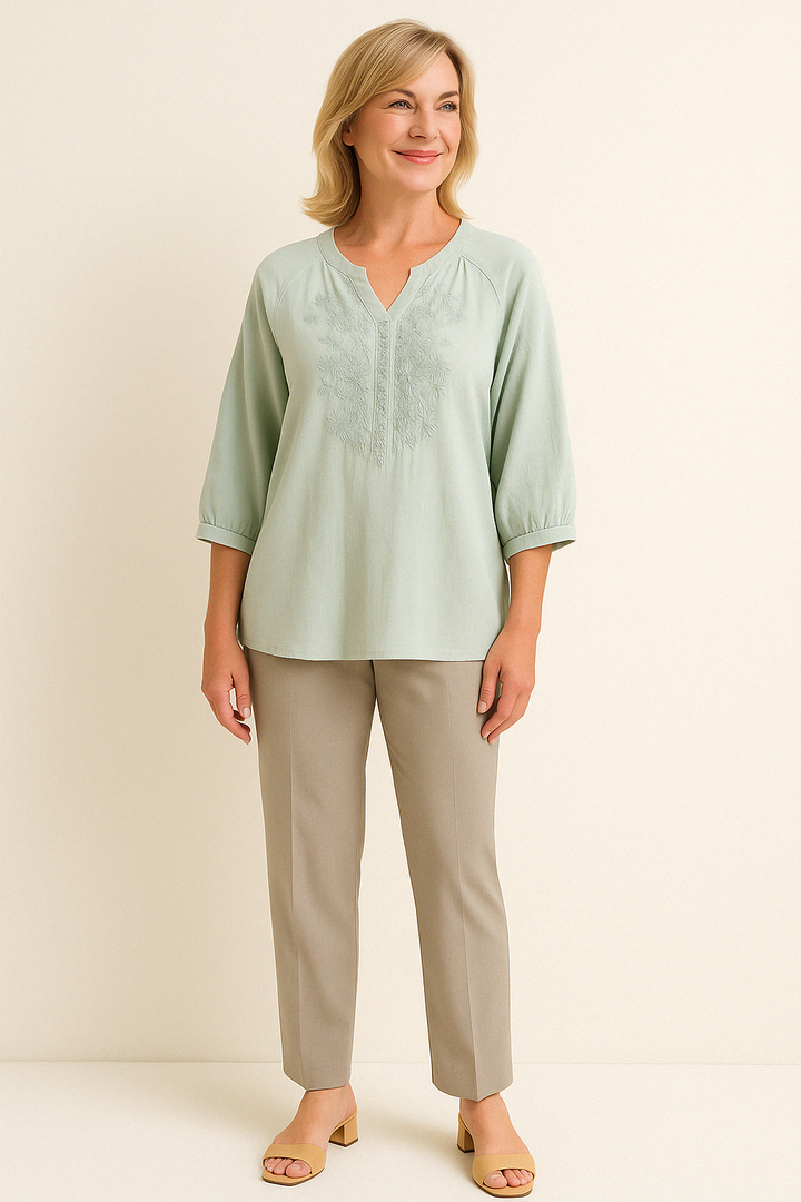 V-neck Blouse