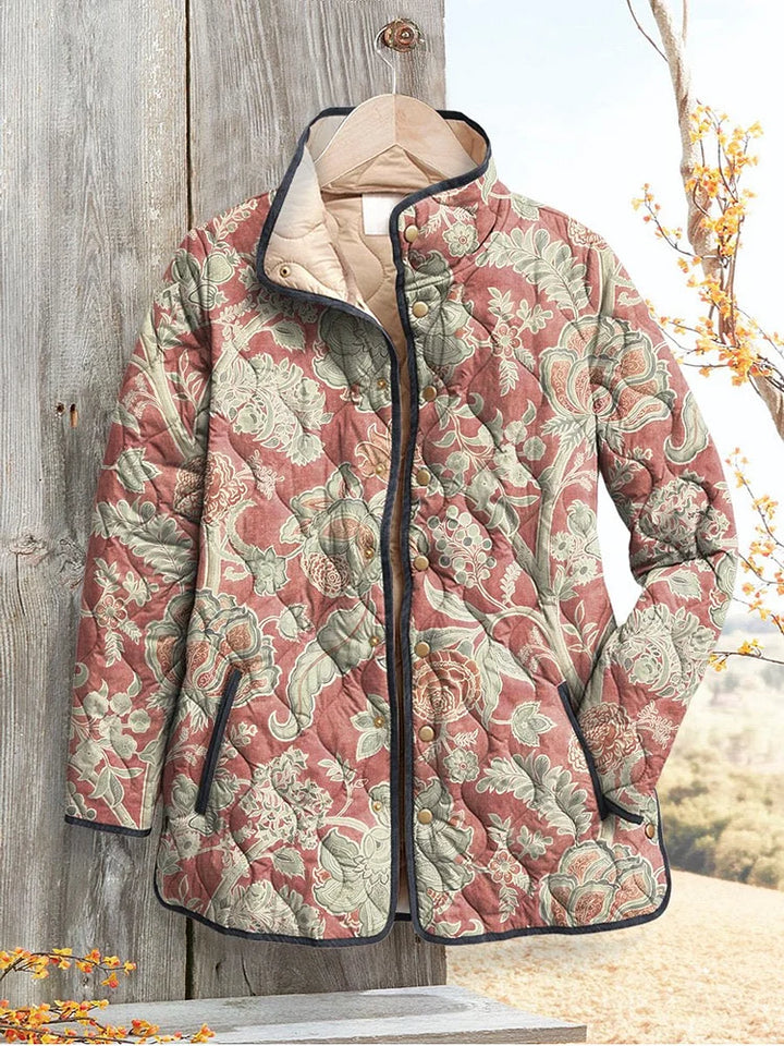 Retro Design Quilted Jacket