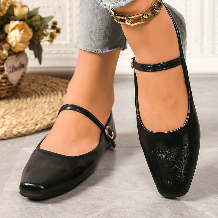 Retro Mary Jane Flats