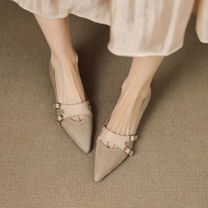 Pointed Toe Mary Jane Flats