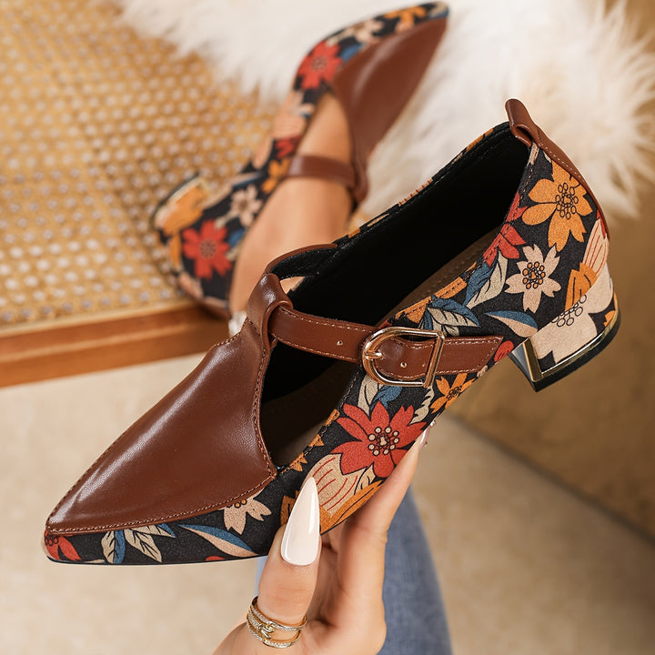Pumps with T-Bar Buckle