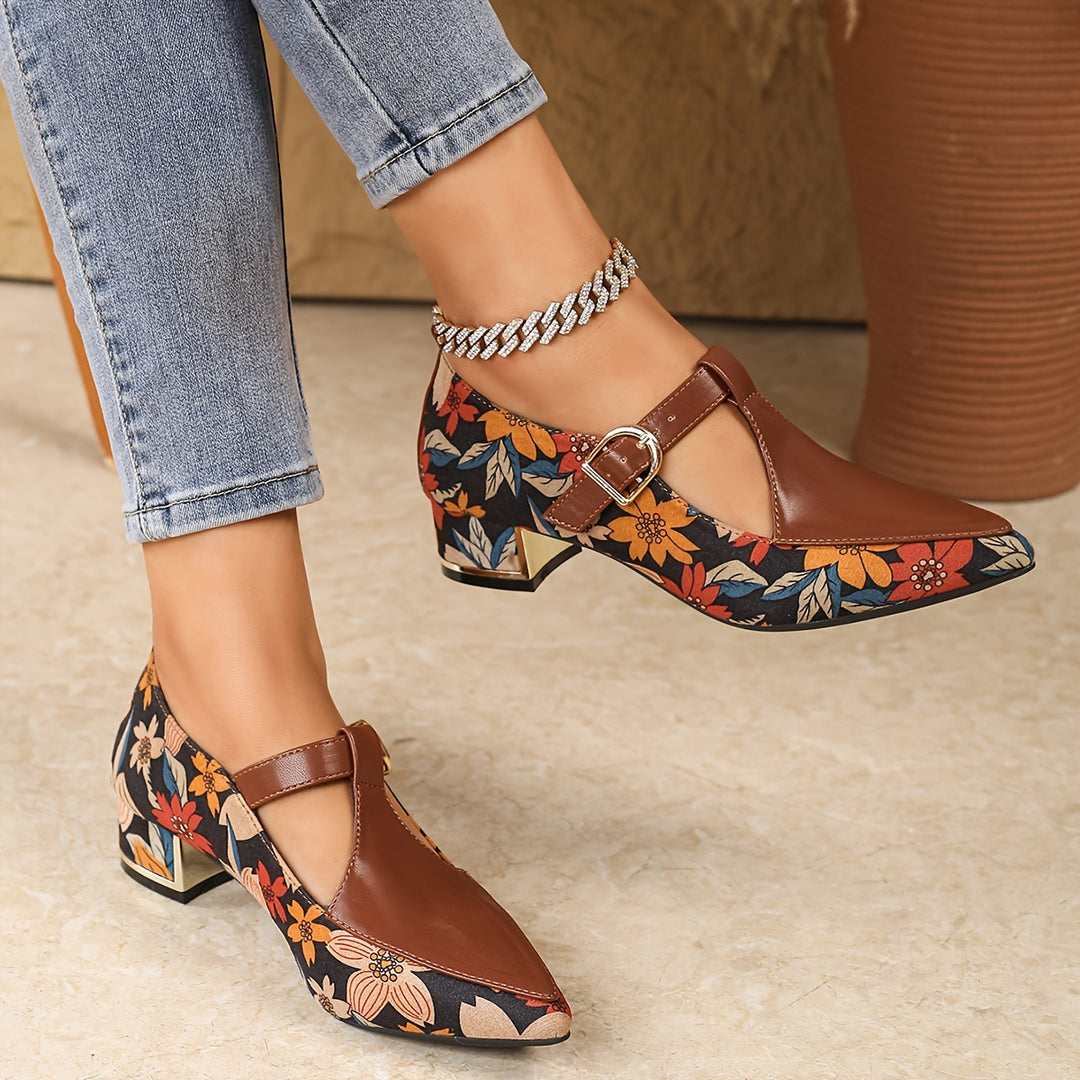 Pumps with T-Bar Buckle