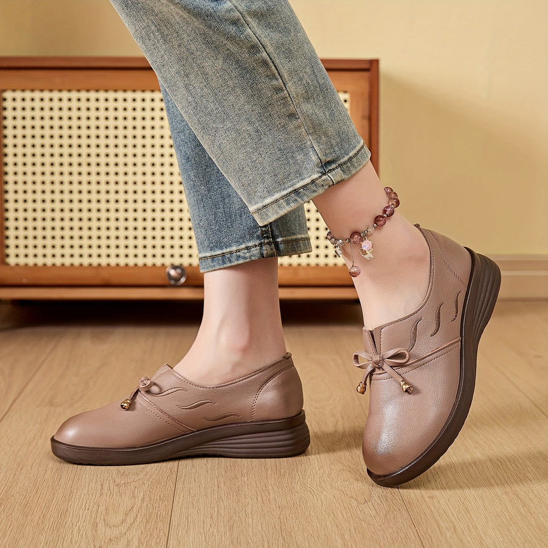Soft Sole Comfortable Casual Shoes with Bow