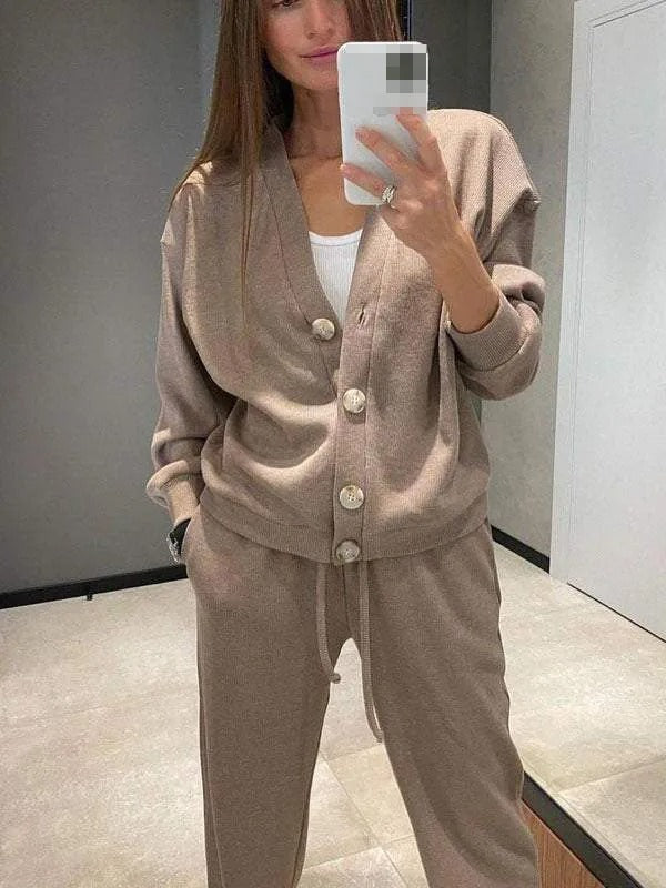 Cardigan Two-piece Set