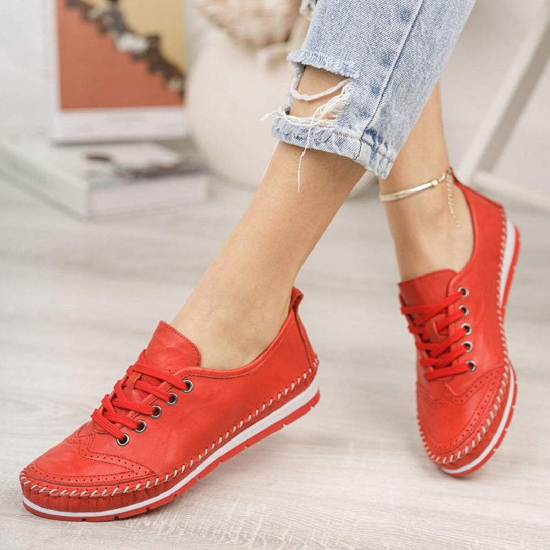 Lace Up Brogue Style Shoes